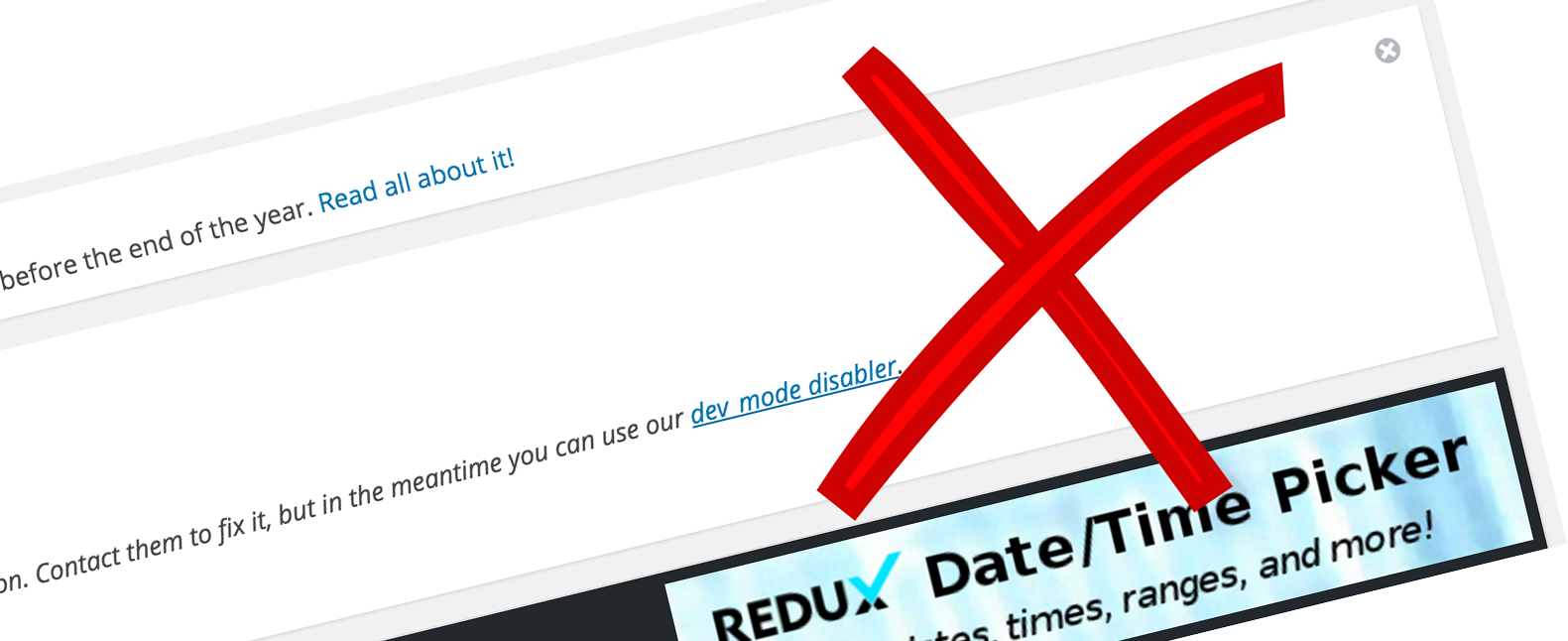 How to remove Redux Framework Plugin Ad